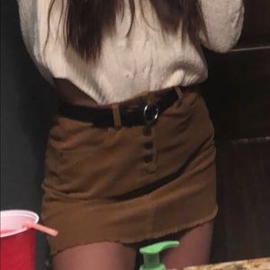 Corduroy Skirt